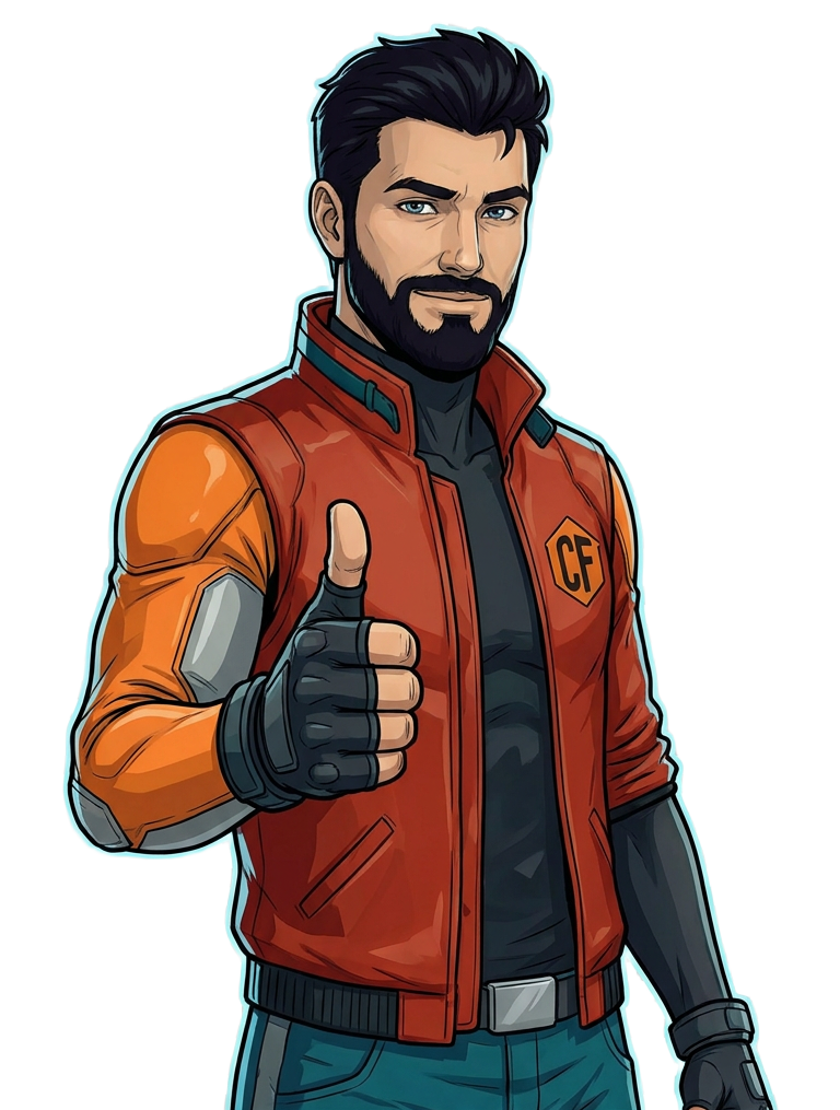 Captain Finn Daumen hoch